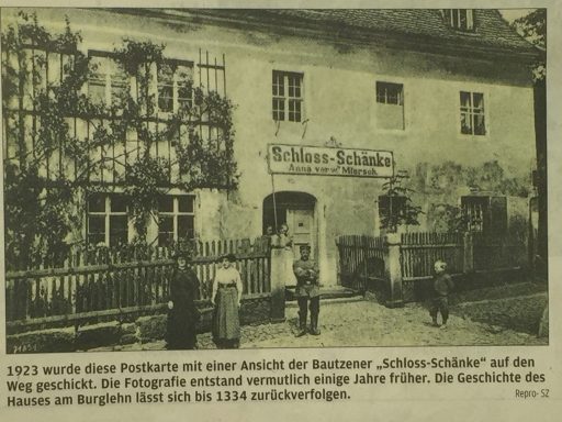 Postkartenansicht (alt), Schloss Schänke